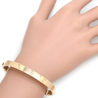 カルティエ Cartier LOVE ラブブレス B6067418 ピンクゴールド K18PG #18 ブレスレット 750 18K バングル