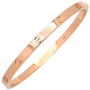 カルティエ Cartier LOVE ラブブレス SM B6079015 ピンクゴールド K18PG #15 ブレスレット 750 18K バングル