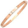 カルティエ Cartier LOVE ラブブレス SM B6079015 ピンクゴールド K18PG #15 ブレスレット 750 18K バングル