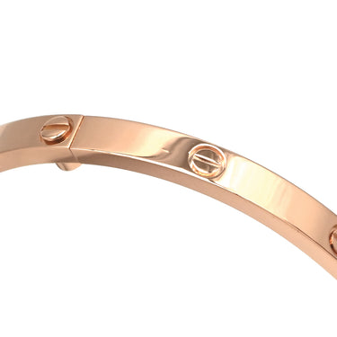 カルティエ Cartier LOVE ラブブレス SM B6079015 ピンクゴールド K18PG #15 ブレスレット 750 18K バングル