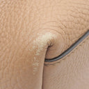 グッチ GUCCI ソーホー インターロッキングG 536196 ベージュ レザー トートバッグ ゴールド金具 ブラウン 茶 ハンドバッグ