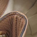 グッチ GUCCI ソーホー インターロッキングG 536196 ベージュ レザー トートバッグ ゴールド金具 ブラウン 茶 ハンドバッグ