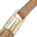 グッチ GUCCI ソーホー インターロッキングG 536196 ベージュ レザー トートバッグ ゴールド金具 ブラウン 茶 ハンドバッグ