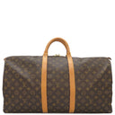 ルイヴィトン LOUIS VUITTON キーポル 55 M41424 モノグラム モノグラムキャンバス ボストンバッグ ゴールド金具 茶 鍵/パドロック欠品