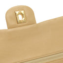 シャネル CHANEL マトラッセ 25 フラップバッグ A01112 ベージュ レザー ショルダーバッグ ゴールド金具 ダブルフラップ ダブルチェーン