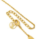 ルイヴィトン LOUIS VUITTON コリエ ルルグラム M00783 ゴールド GP ネックレス フラワーモチーフ LVサークル