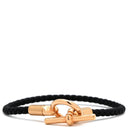 エルメス HERMES グレナン H H071681FO89T2 ブラック×ピンクゴールド ヴォースイフト GP T2 ブレスレット ピンクゴールド金具 新品 未使用 黒 ローズゴールド