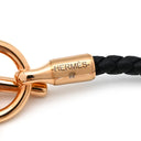 エルメス HERMES グレナン H H071681FO89T2 ブラック×ピンクゴールド ヴォースイフト GP T2 ブレスレット ピンクゴールド金具 新品 未使用 黒 ローズゴールド