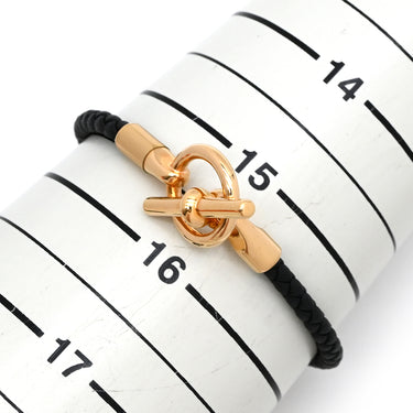 エルメス HERMES グレナン H H071681FO89T2 ブラック×ピンクゴールド ヴォースイフト GP T2 ブレスレット ピンクゴールド金具 新品 未使用 黒 ローズゴールド