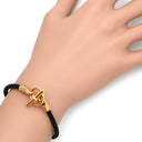 エルメス HERMES グレナン H H071681FO89T2 ブラック×ピンクゴールド ヴォースイフト GP T2 ブレスレット ピンクゴールド金具 新品 未使用 黒 ローズゴールド