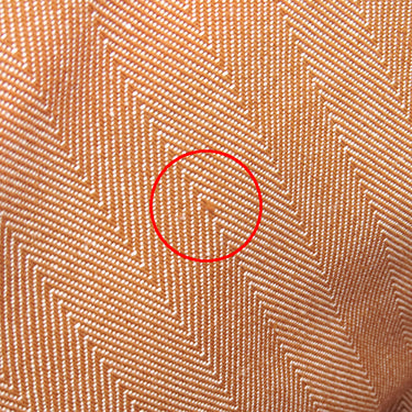 エルメス HERMES ヴァルパライソMM ゴールド トワルシェブロン レザー ハンドバッグ シルバー金具 茶