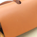 エルメス HERMES エールバッグジップPM 31 ベージュ×ゴールド トワルアッシュ ヴァッシュハンター 2WAYバッグ 茶 ルトゥルネ