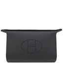 エルメス HERMES ヴィドポッシュ ブラック×ジョーヌナプル トゴ ショルダーバッグ シルバー金具 黒 黄色 クロスボディ