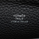 エルメス HERMES ヴィドポッシュ ブラック×ジョーヌナプル トゴ ショルダーバッグ シルバー金具 黒 黄色 クロスボディ