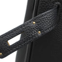 エルメス HERMES バーキン35 ブラック トゴ ハンドバッグ ゴールド金具 黒
