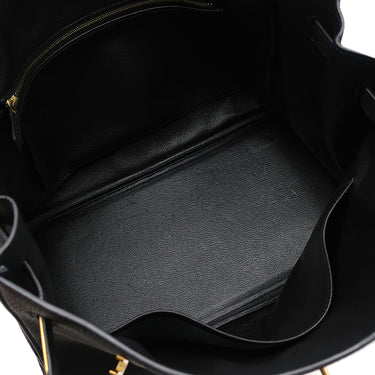 エルメス HERMES バーキン35 ブラック トゴ ハンドバッグ ゴールド金具 黒
