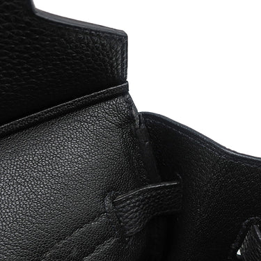 エルメス HERMES バーキン35 ブラック トゴ ハンドバッグ ゴールド金具 黒