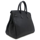エルメス HERMES バーキン35 ブラック トゴ ハンドバッグ ゴールド金具 黒