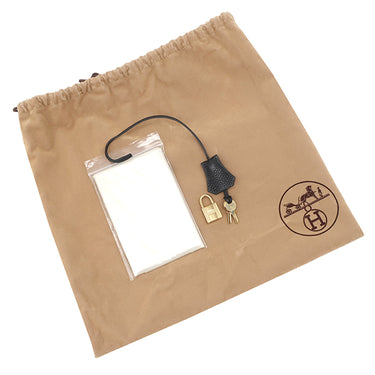 エルメス HERMES バーキン35 ブラック トゴ ハンドバッグ ゴールド金具 黒