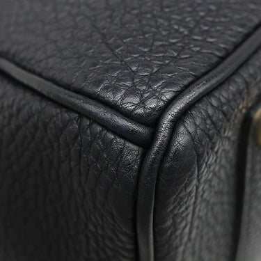 エルメス HERMES バーキン35 ブラック トゴ ハンドバッグ ゴールド金具 黒