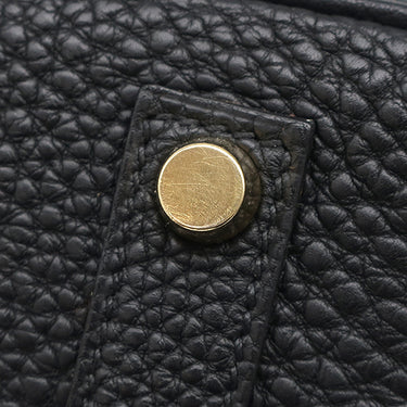 エルメス HERMES バーキン35 ブラック トゴ ハンドバッグ ゴールド金具 黒