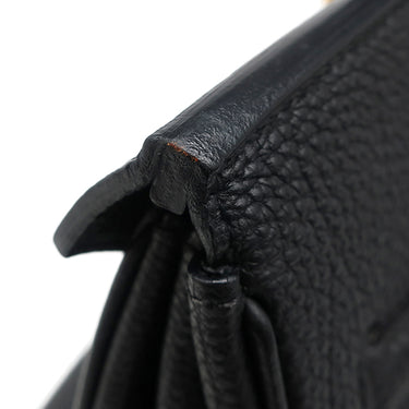 エルメス HERMES バーキン35 ブラック トゴ ハンドバッグ ゴールド金具 黒