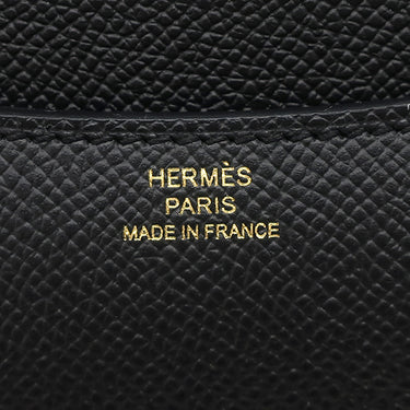 エルメス HERMES コンスタンス3 ミニ ミロワール ブラック ヴォーエプソン ショルダーバッグ ローズゴールド金具 黒 ピンクゴールド
