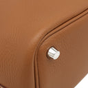 エルメス HERMES ピコタンロック PM ゴールド トリヨンクレマンス ハンドバッグ シルバー金具 茶