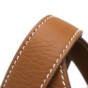 エルメス HERMES ピコタンロック PM ゴールド トリヨンクレマンス ハンドバッグ シルバー金具 茶