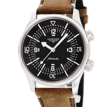 腕時計 ロンジン LONGINES レジェンドダイバー L3.764.4.50.0 自動巻き メンズ 未使用 ブラック 黒 インナー回転ベゼル