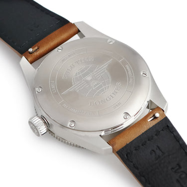 腕時計 ロンジン LONGINES スピリット ズールータイム L3.802.4.63.2 自動巻き メンズ 新品未使用 デイト 黒 緑 アラビア GMT