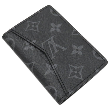 ルイヴィトン LOUIS VUITTON オーガナイザー ドゥ ポッシュ M61696 モノグラムエクリプス モノグラムエクリプスキャンパス カードケース 黒 名刺入れ