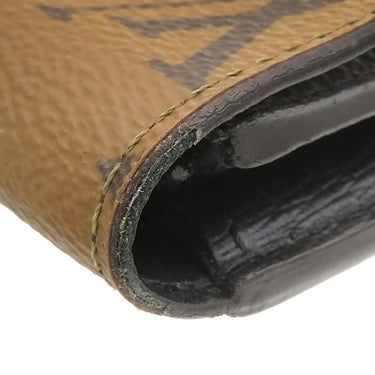 ルイヴィトン LOUIS VUITTON ポルトモネ ロザリ M82333 モノグラムリバース モノグラムキャンバス モノグラムリバースキャンバス コインケース ゴールド金具 茶 小銭入れ カードケース