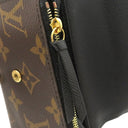 ルイヴィトン LOUIS VUITTON ポルトモネ ロザリ M82333 モノグラムリバース モノグラムキャンバス モノグラムリバースキャンバス コインケース ゴールド金具 茶 小銭入れ カードケース