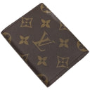 ルイヴィトン LOUIS VUITTON アンヴェロップ カルト ドゥ ヴィジット M63801 モノグラム モノグラムキャンバス カードケース ゴールド金具 茶 名刺入れ 定期入れ
