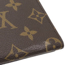 ルイヴィトン LOUIS VUITTON アンヴェロップ カルト ドゥ ヴィジット M63801 モノグラム モノグラムキャンバス カードケース ゴールド金具 茶 名刺入れ 定期入れ