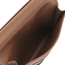 ルイヴィトン LOUIS VUITTON アンヴェロップ カルト ドゥ ヴィジット M63801 モノグラム モノグラムキャンバス カードケース ゴールド金具 茶 名刺入れ 定期入れ