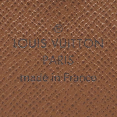 ルイヴィトン LOUIS VUITTON アンヴェロップ カルト ドゥ ヴィジット M63801 モノグラム モノグラムキャンバス カードケース ゴールド金具 茶 名刺入れ 定期入れ