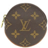 ルイヴィトン LOUIS VUITTON ポルトモネ ロン M61926 モノグラム モノグラムキャンバス コインケース ゴールド金具 茶 小銭入れ