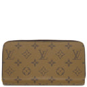 ルイヴィトン LOUIS VUITTON ジッピー ウォレット M82444 モノグラムリバース レザー モノグラムリバースキャンバス 長財布 ゴールド金具 茶 ラウンドファスナー