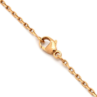 エルメス HERMES ポップアッシュ ミニ ペンダント ニューゴールド×ピンクゴールド GP ラッカー ネックレス ローズゴールド金具 Hモチーフ