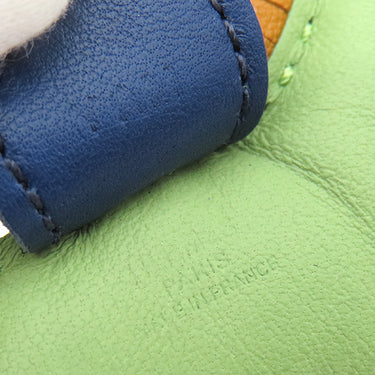 エルメス HERMES ロデオPM ヴェールクリケット×セサミ×ブルードマルト アニューミロ バッグチャーム 緑 茶 紺
