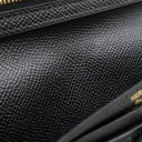 エルメス HERMES ベアンスフレ ブラック ヴォーエプソン 長財布 ゴールド金具 黒 二つ折り財布