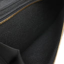 エルメス HERMES ベアンスフレ ブラック ヴォーエプソン 長財布 ゴールド金具 黒 二つ折り財布