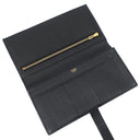 エルメス HERMES ベアンスフレ ブラック ヴォーエプソン 長財布 ゴールド金具 黒 二つ折り財布