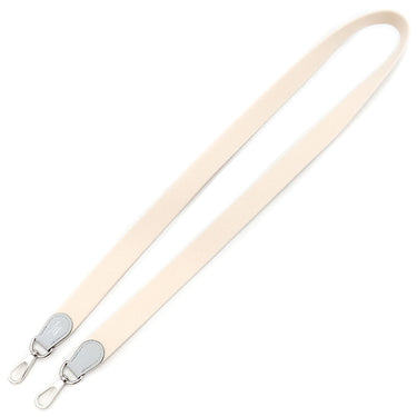エルメス HERMES バンドリエール ナタ×ブルーペール キャンバス トリヨンクレマンス ショルダーストラップ シルバー金具 アイボリー 水色 バイカラー