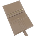 エルメス HERMES ベアンコンパクト エトゥープ ヴォーエプソン 二つ折り財布 ゴールド金具 グレージュ