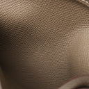 エルメス HERMES ベアンコンパクト エトゥープ ヴォーエプソン 二つ折り財布 ゴールド金具 グレージュ