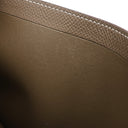 エルメス HERMES ベアンコンパクト エトゥープ ヴォーエプソン 二つ折り財布 ゴールド金具 グレージュ