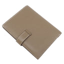 エルメス HERMES ベアンコンパクト エトゥープ ヴォーエプソン 二つ折り財布 ゴールド金具 グレージュ